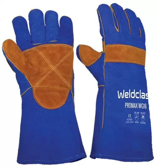 Weldclass Blue/Gold Welding Glove
