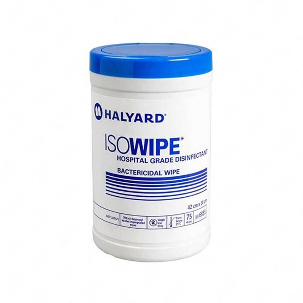 Halyard Isowipe Bactericidal Wipe